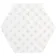 Souk Cream Patchwork Hexagon Tiles 15x15cm
