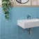 Monocolour Aire Blue Flat Matt Square 150x150