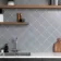 Monocolour Plata Grey Flat Matt Square 150x150