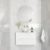 Riva White Gloss Marble Effect Decor Wall Tile 600x300