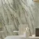 Abstract Rectified Polished Porcelain Green Floor Tiles