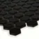 Pixel Black Hexagon Gloss 23x23