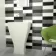 Bricks White Matt Ceramic Metro Wall Tiles 300x100x7mm