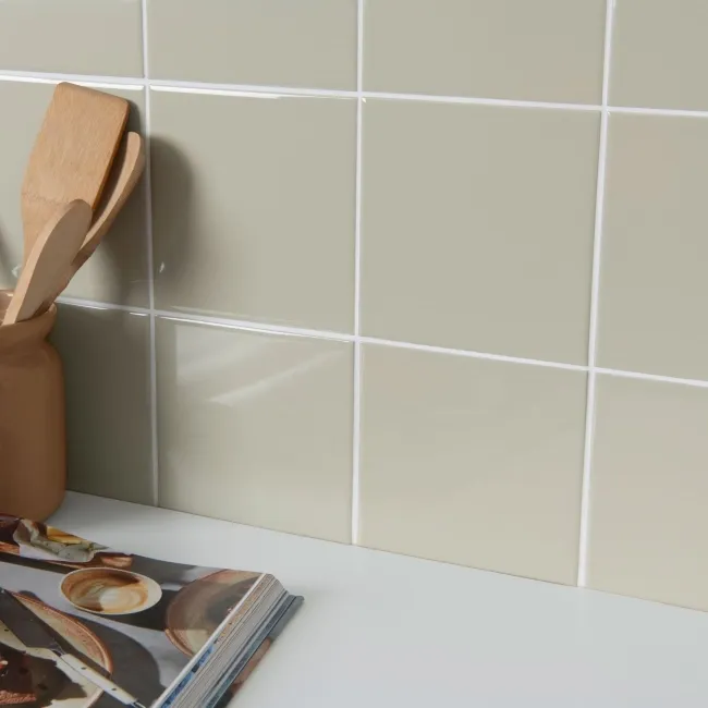 Monocolour Roca Beige Flat Gloss Square 150x150