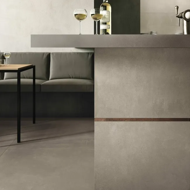 Azuma AGRM Silver Grey 600x600 Concrete Effect Tiles