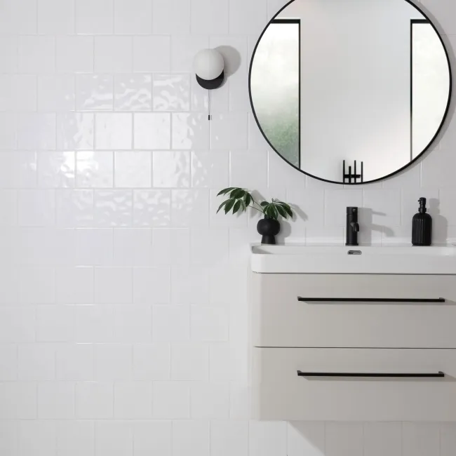 Bumpy Gloss White Wall 15x15