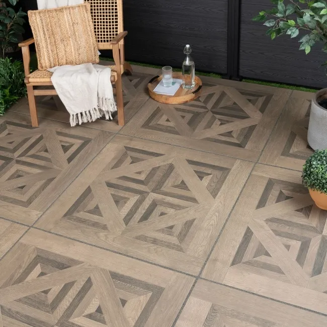Old Manor Dark Walnut Outdoor Paving Slabs