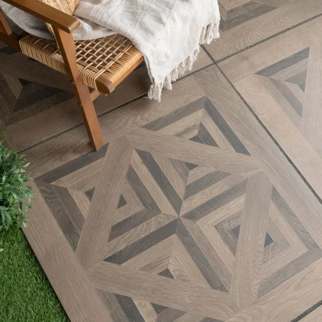 Old Manor Dark Walnut Outdoor Paving Slabs