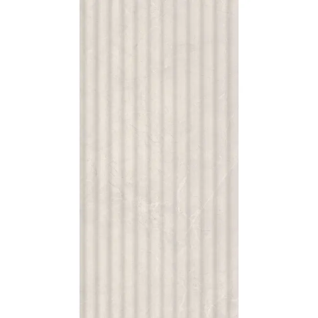 Imperial Warm White Gloss marble Effect Decor Wall Tile 600x300