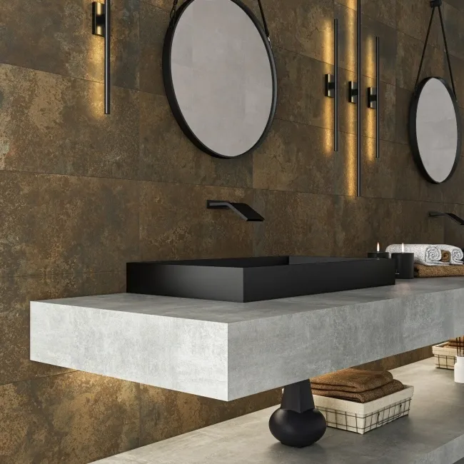 Metallique Cobre Lapato 30x60