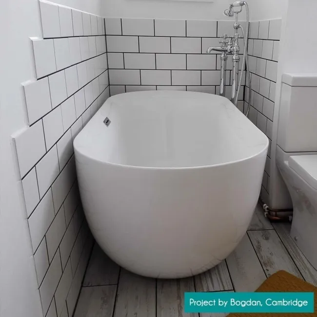 Liso White Flat Matt Metro Tiles 200x100