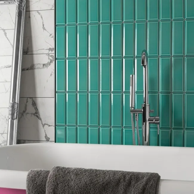 Ingot Verde Azulado Metro Tiles