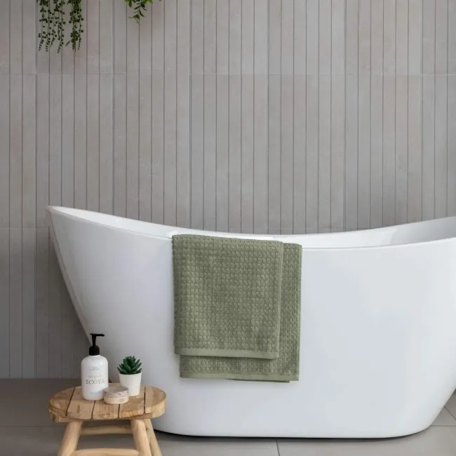 Porto White Matt Decor Concrete Effect Wall Tiles