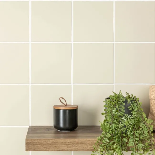 Monocolour Roca Beige Flat Matt Square 150x150
