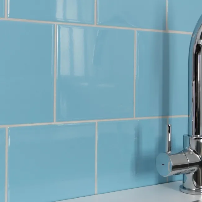 Monocolour Aire Blue Flat Gloss Square 150x150