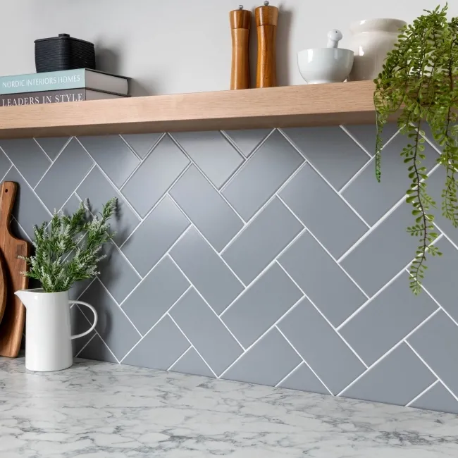Monocolour Plata Grey Flat Matt Metro 200x100