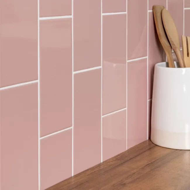 Monocolour Rosa Pink Flat Gloss Metro 200x100