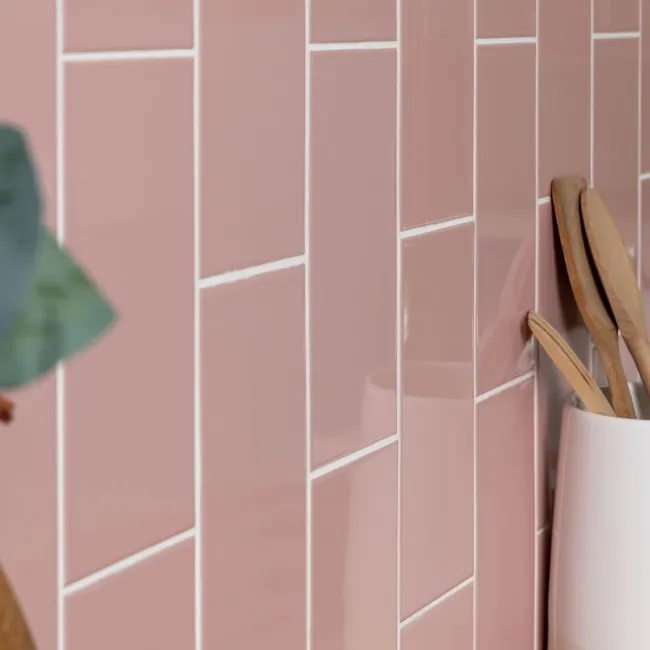 Monocolour Rosa Pink Flat Gloss Metro 200x100
