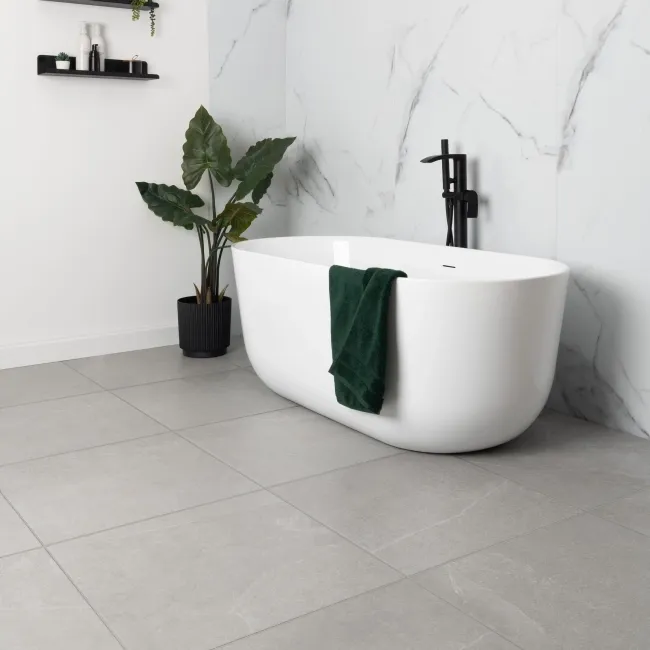 Stoneart Matt Grey Anti Slip Stone Effect Wall and Floor Tiles