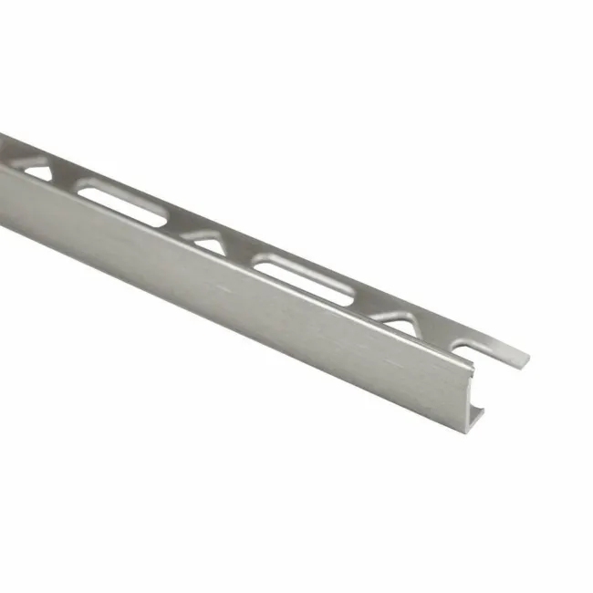 Straight Edge Metal Trim 12.5mm Brushed Effect
