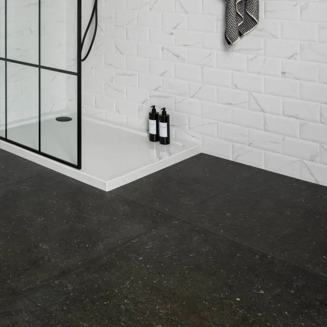 Apennine Bevelled Matt Marble Effect Tile 10x20