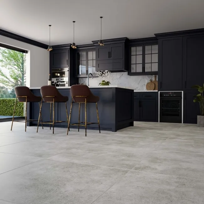 Valencia Stone Effect Gris 90x90