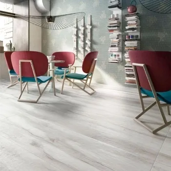 Kuni White Stone Effect Tile 200x1200