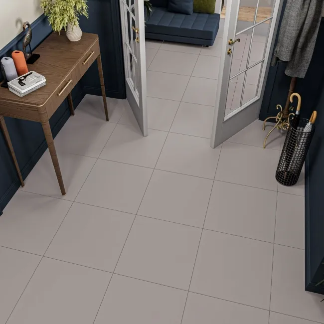 Cielo Beige Matt Plain Tiles 598x598