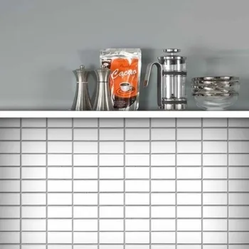 Pixel White Brick Matt 23x48