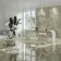 Abstract Rectified Polished Porcelain Green Floor Tiles