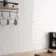 Pixel White Hexagon Gloss 50x50
