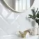 Apennine Bevelled Gloss Marble Effect Tile 10x20