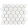 Pixel White Hexagon Gloss 50x50