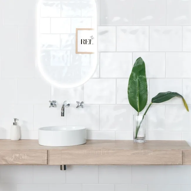 Timeless Bumpy White Gloss Tiles 250x200