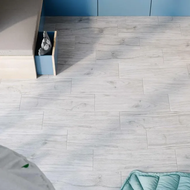 Star Wood Alpine Wood White Oak Wood Effect Tile