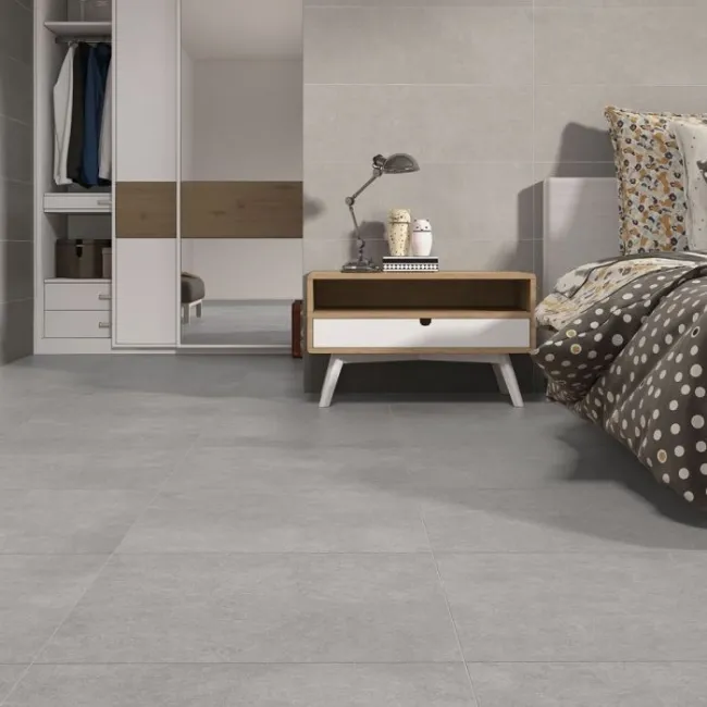 Uptown Perla Concrete Effect Matt Floor Tiles