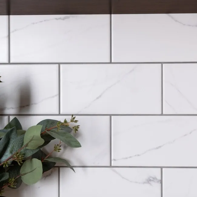 Apennine Flat Matt Marble Effect Tile 10x20