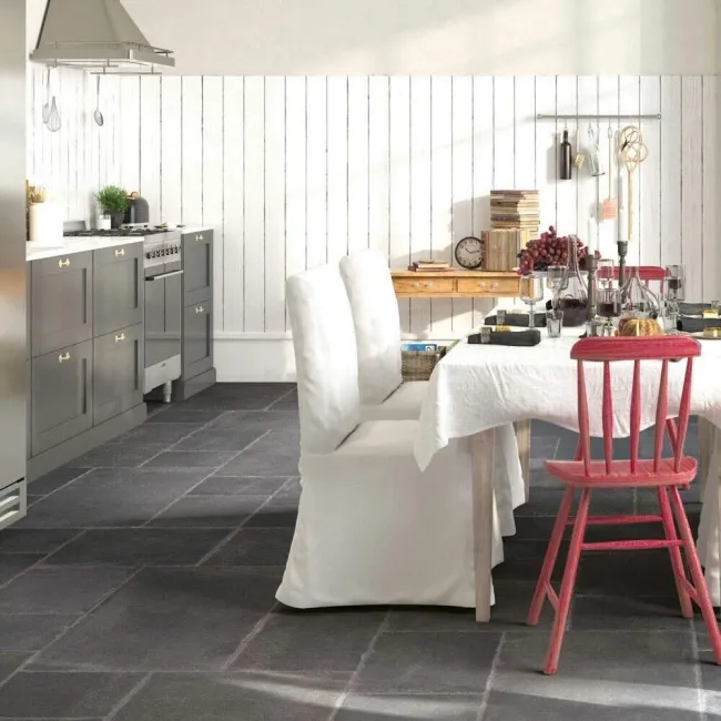 Proxi Antracite Stone Effect Tiles 32x48