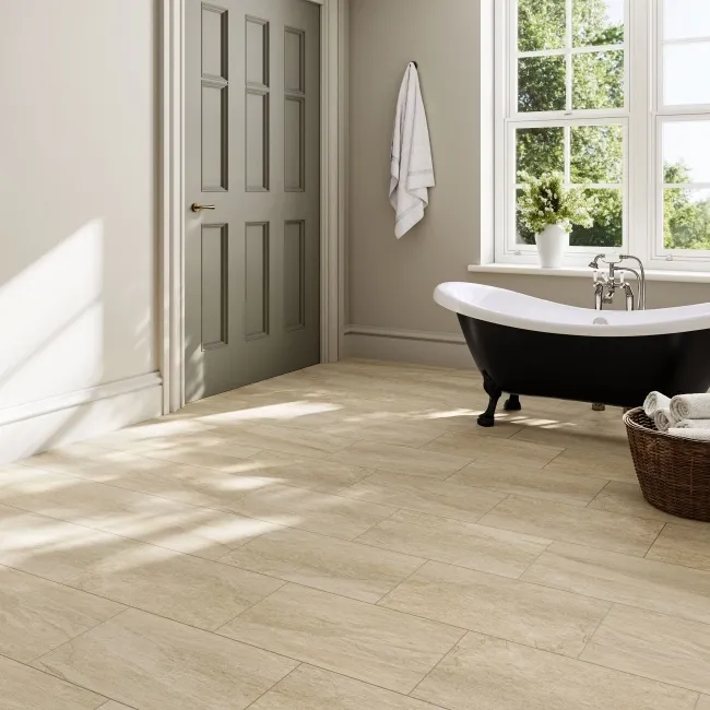 Carmo Stone Ivory Matt Tiles 600x300