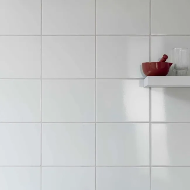 Timeless Gloss Flat White Tiles 250x200