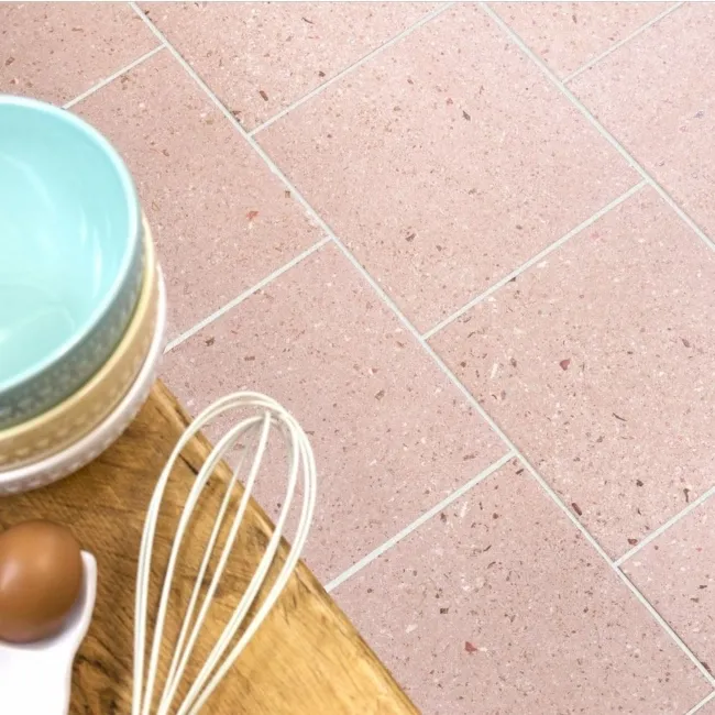 Terrazzo Light Pink Terrazzo Effect Matt Tiles