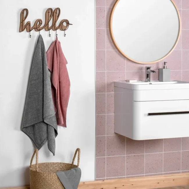 Terrazzo Light Pink Terrazzo Effect Matt Tiles