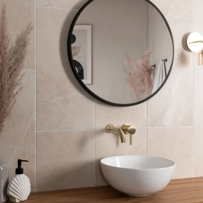 Stoneart Matt Beige Stone Effect Wall and Floor Tiles