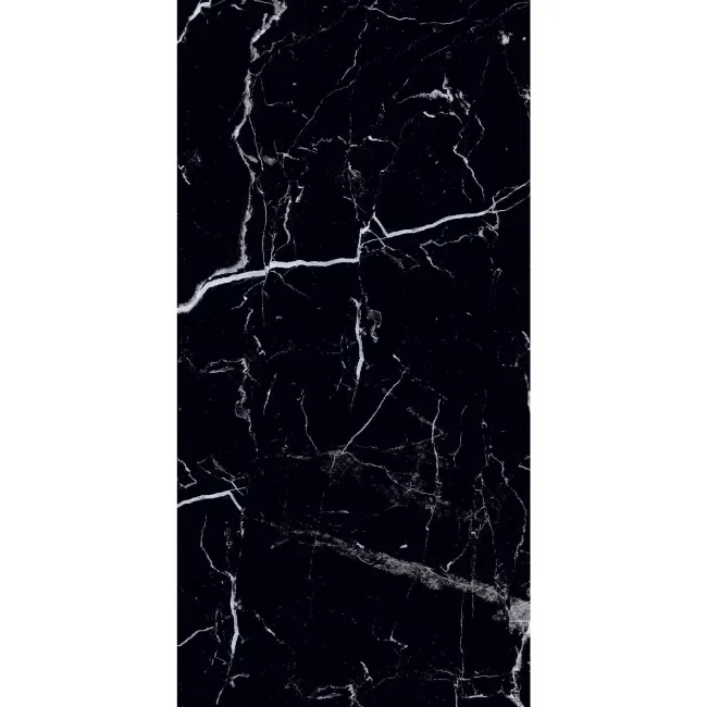 Genova Black Polished Marble Effect 600x1200
