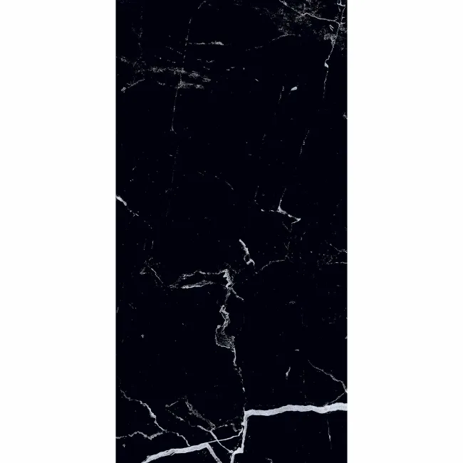 Genova Black Polished Marble Effect 600x300