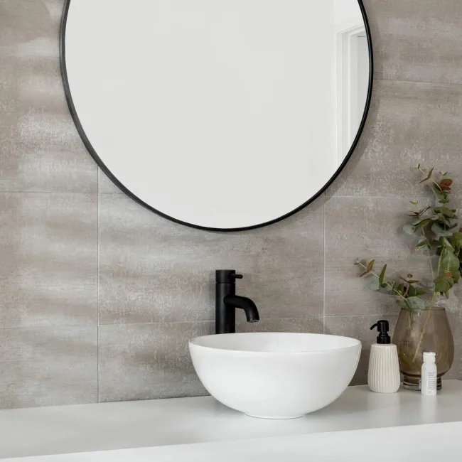 Porto Grey Matt Concrete Effect Wall and Floor Tiles