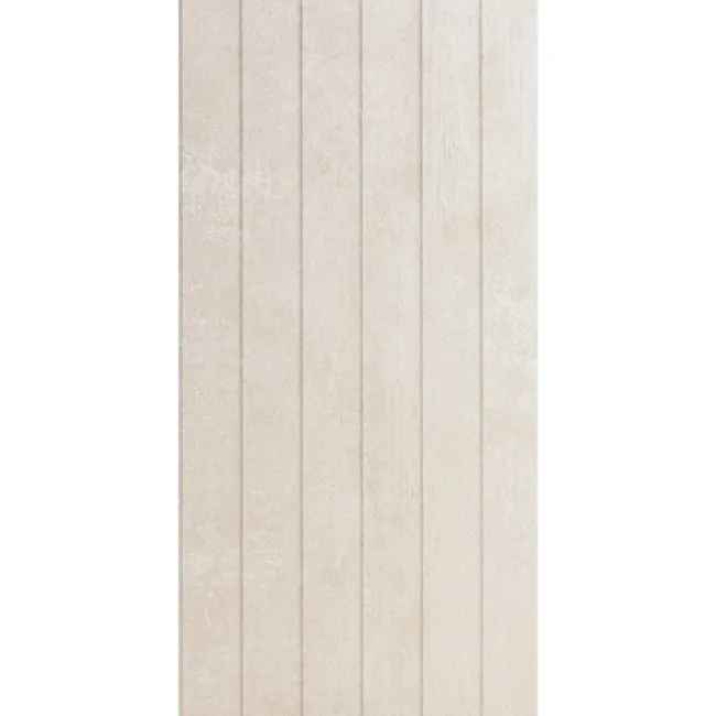 Porto Ivory Matt Decor Concrete Effect Wall Tiles