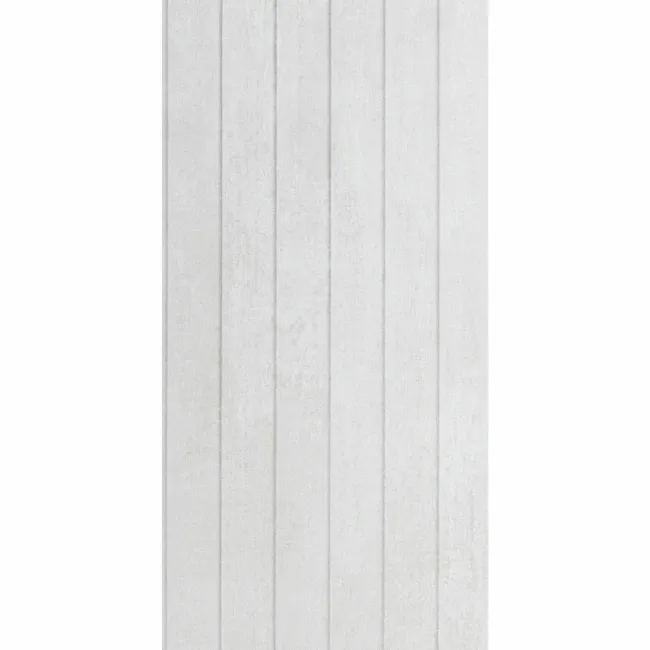 Porto White Matt Decor Concrete Effect Wall Tiles