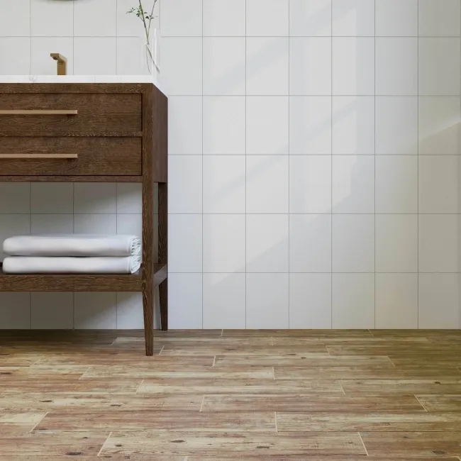Tarima Natural Oak Wood Effect Tile 615x206
