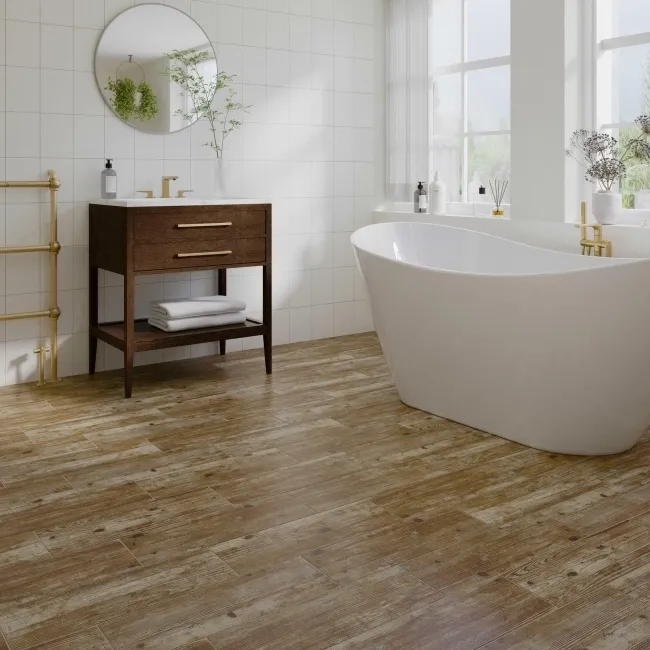 Tarima Natural Oak Wood Effect Tile 615x206